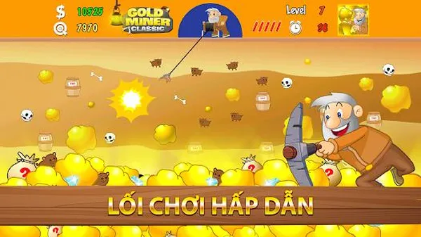 game hành động - Đào vàng cổ điển